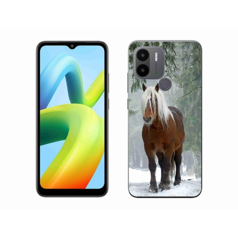 Gél tok mmCase a Xiaomi Redmi A1+/A2+ készülékhez - ló az erdőben