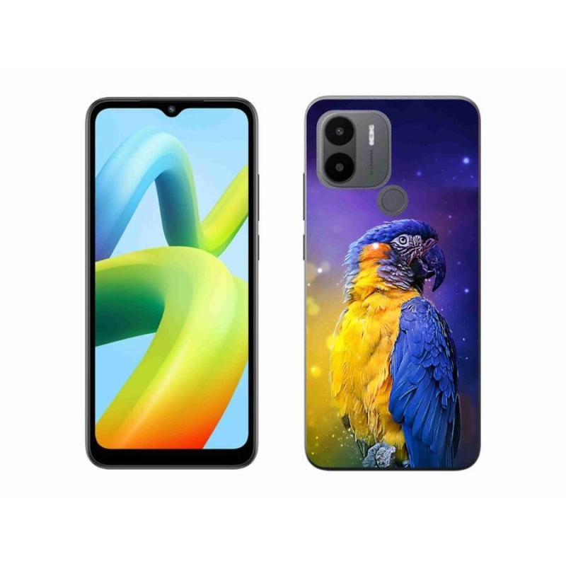 Gél tok mmCase a Xiaomi Redmi A1+/A2+ készülékhez - papagáj ara 1