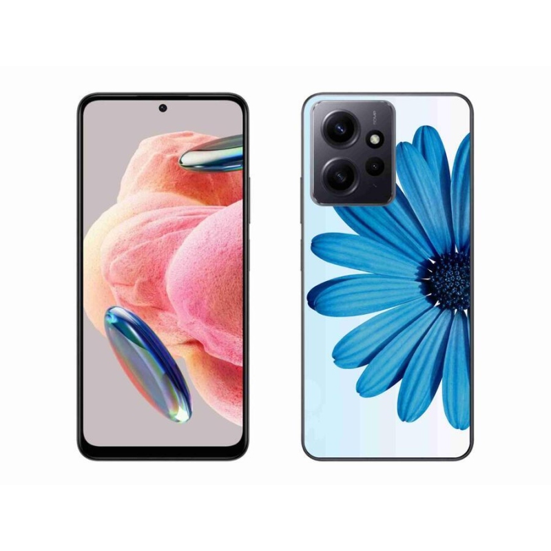 Gél tok mmCase a Xiaomi Redmi Note 12 4G-hez - kék százszorszép