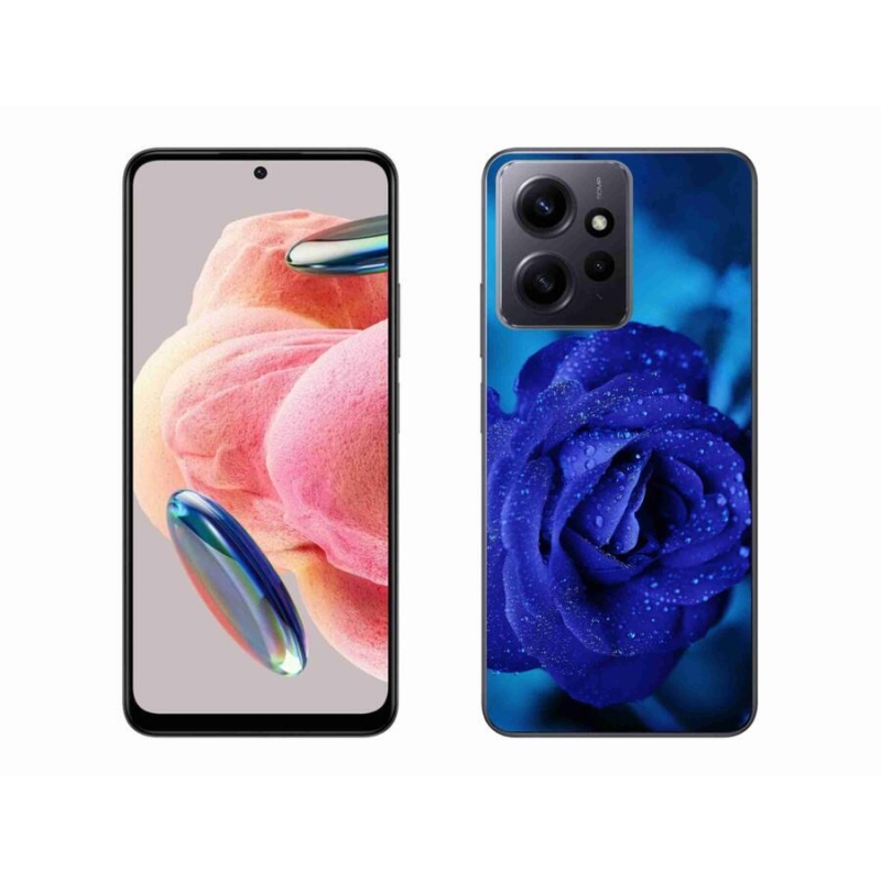 Gél tok mmCase a Xiaomi Redmi Note 12 4G-hez - kék rózsa
