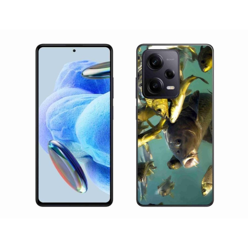 Gél tok mmCase a Xiaomi Redmi Note 12 Pro+ 5G számára - halak iskolája