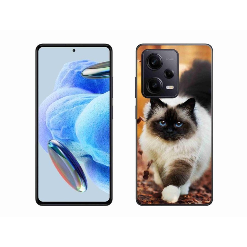 Gél tok mmCase a Xiaomi Redmi Note 12 Pro+ 5G számára - macska