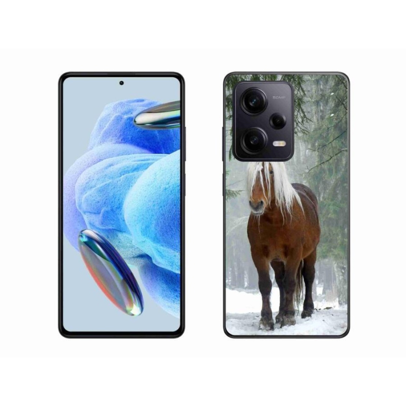 Gél tok mmCase a Xiaomi Redmi Note 12 Pro+ 5G számára - ló az erdőben