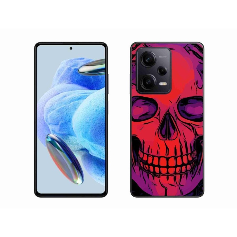 Gél tok mmCase a Xiaomi Redmi Note 12 Pro+ 5G számára - koponya