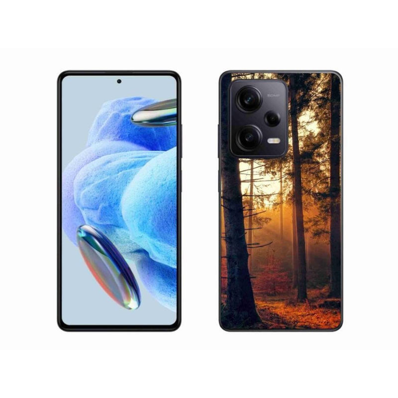Gél tok mmCase a Xiaomi Redmi Note 12 Pro+ 5G számára - erdő