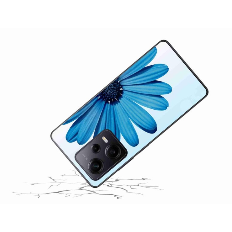 Gél tok mmCase a Xiaomi Redmi Note 12 Pro+ 5G számára - kék százszorszép