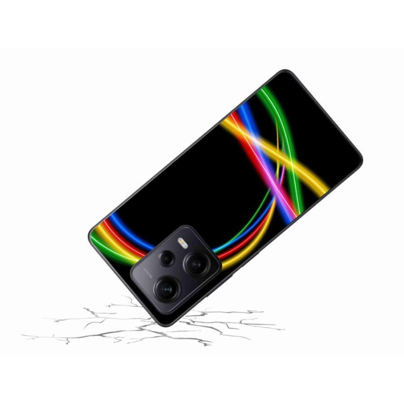 Gél tok mmCase a Xiaomi Redmi Note 12 Pro+ 5G - neon körökhöz