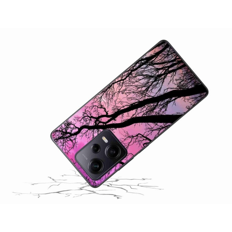 Gél tok mmCase a Xiaomi Redmi Note 12 Pro+ 5G számára - kidőlt fák