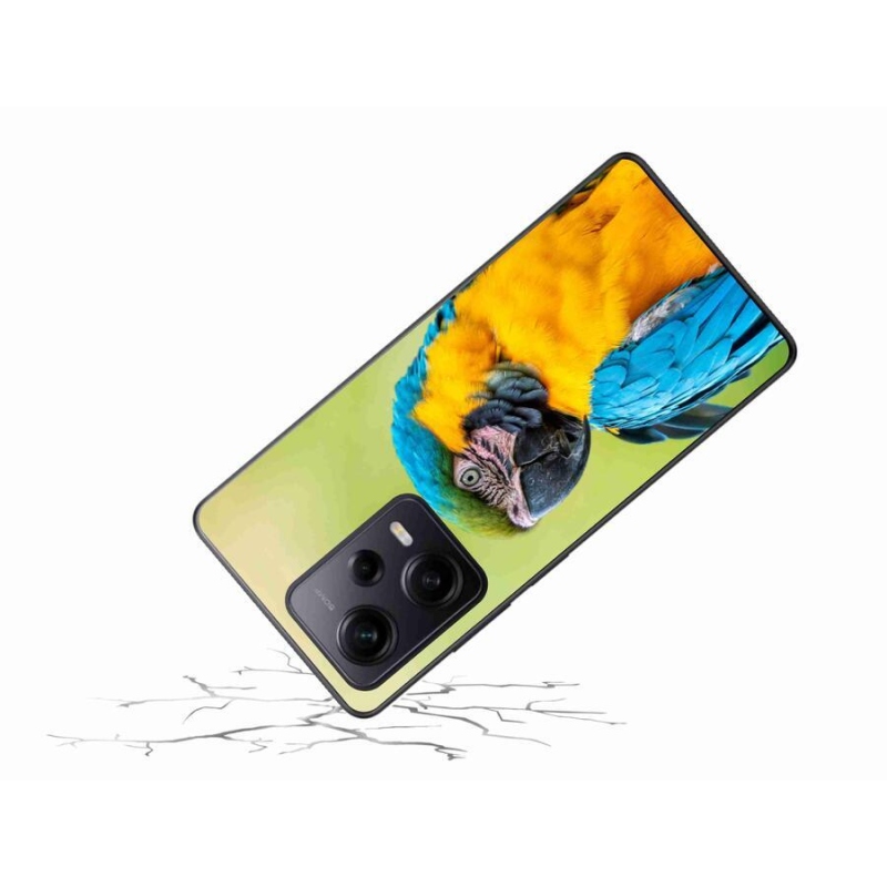 Gél tok mmCase a Xiaomi Redmi Note 12 Pro+ 5G számára - papagáj ara 2