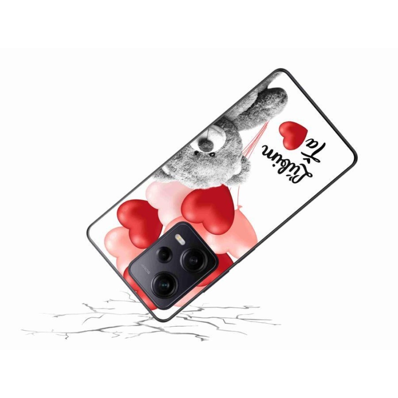 Gél tok mmCase a Xiaomi Redmi Note 12 Pro+ 5G számára - I love you en