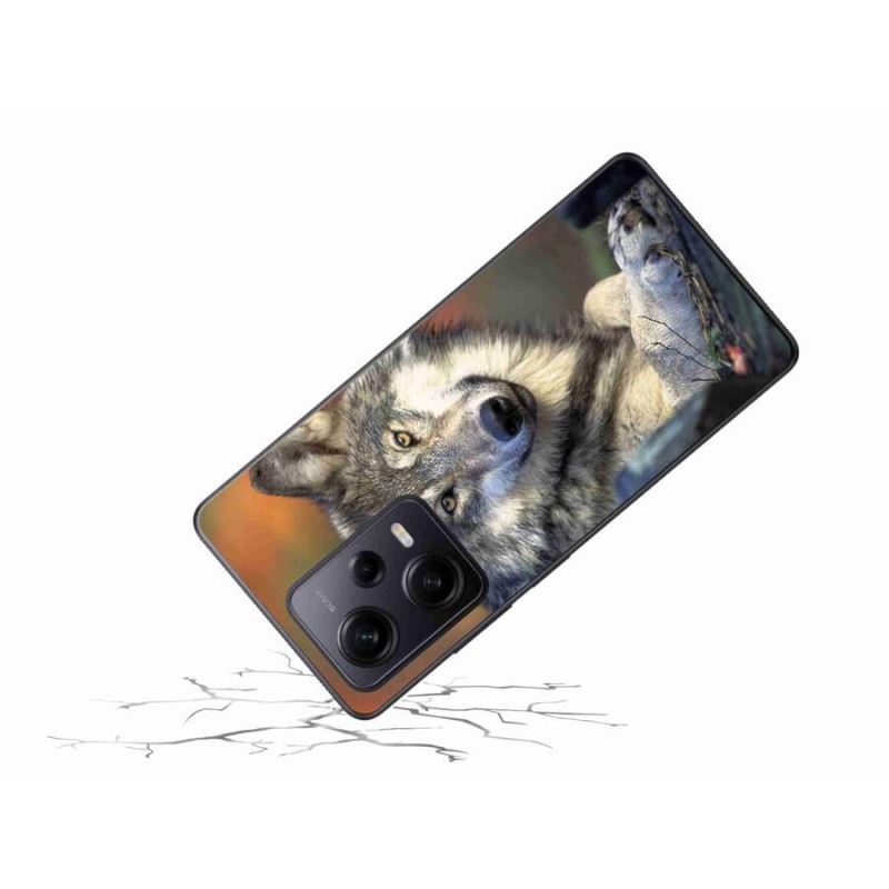 Gél tok mmCase a Xiaomi Redmi Note 12 Pro+ 5G számára - farkas
