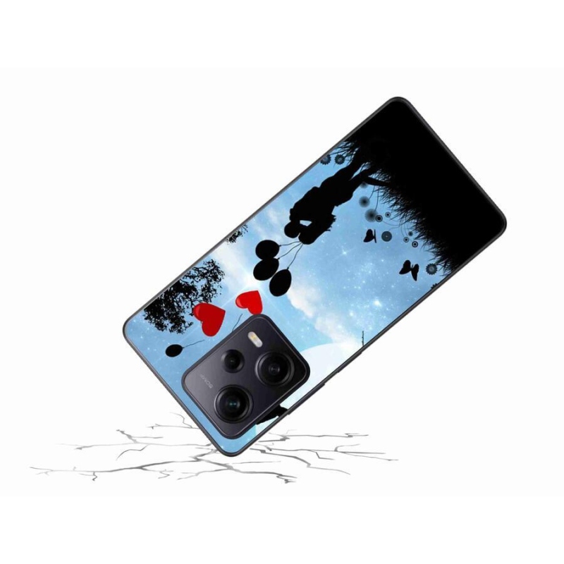 Gél tok mmCase a Xiaomi Redmi Note 12 Pro+ 5G számára - szerelmespár