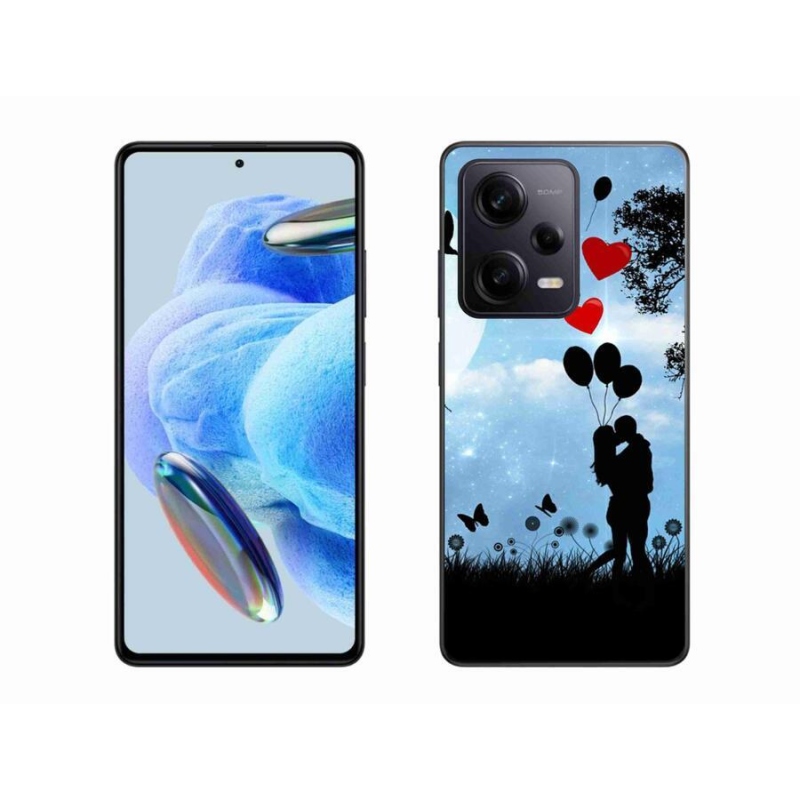 Gél tok mmCase a Xiaomi Redmi Note 12 Pro+ 5G számára - szerelmespár