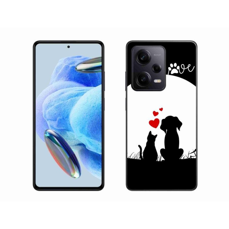 Gél tok mmCase a Xiaomi Redmi Note 12 Pro+ 5G számára - állati szeretet