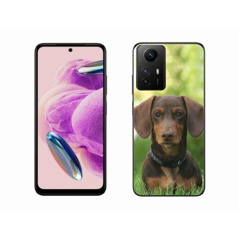 Gél tok mmCase a Xiaomi Redmi Note 12S-hez - barna tacskó