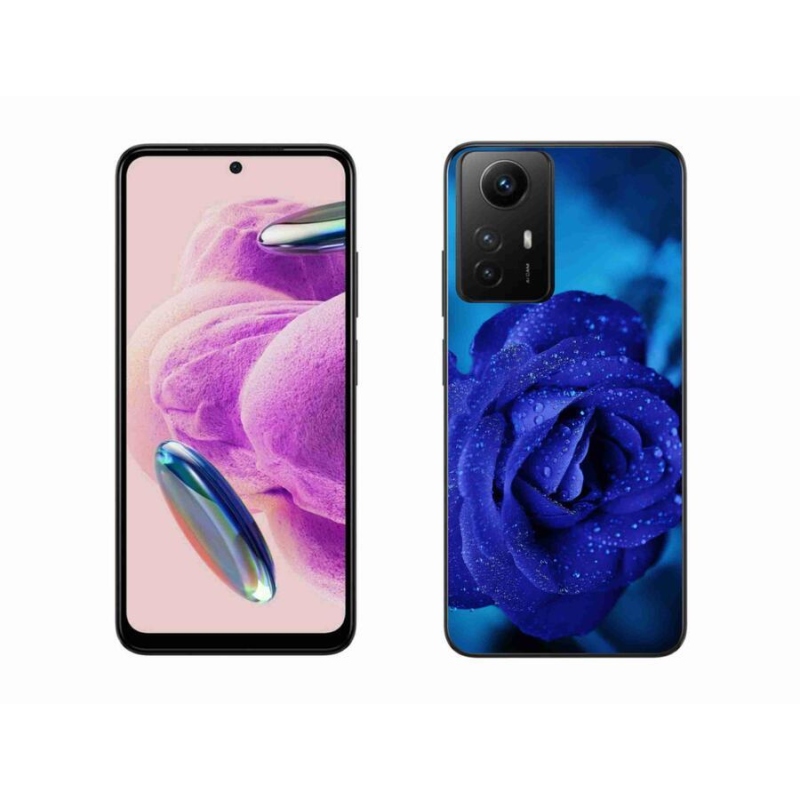Gél tok mmCase a Xiaomi Redmi Note 12S-hez - kék rózsa