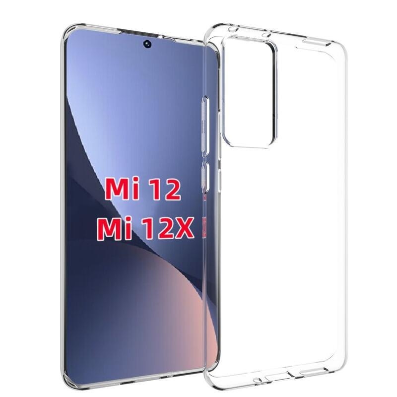 Gél tok Xiaomi 12/12X mobiltelefonhoz - átlátszó
