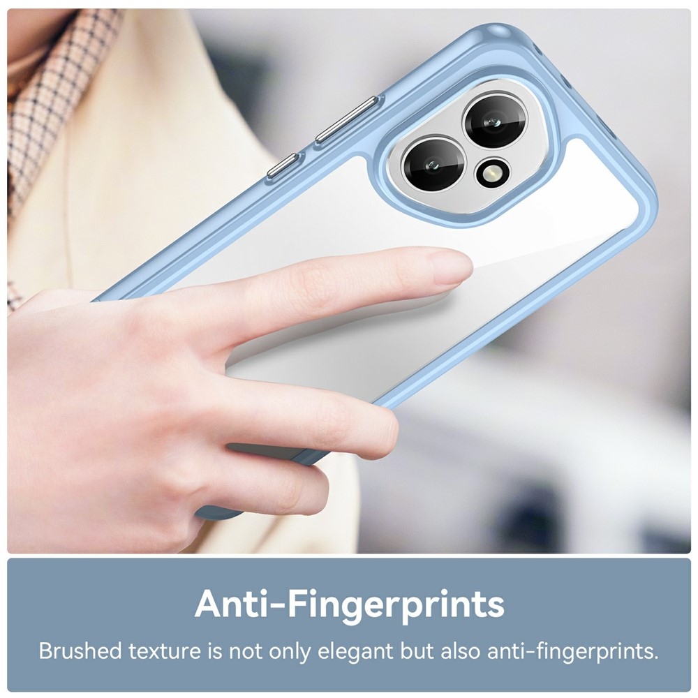 Gél tok fix hátlappal Honor 400-hoz - kék