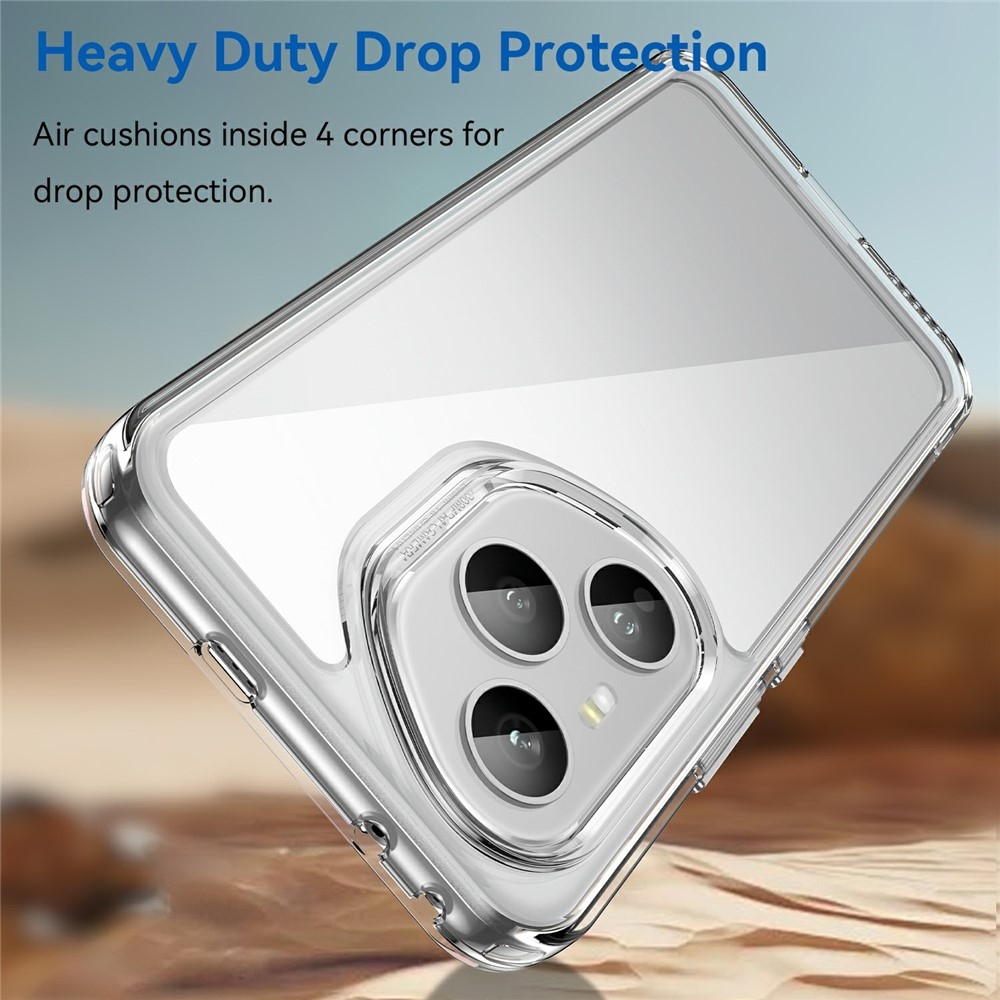 Gél tok fix hátlappal a Honor 400 Pro-hoz - átlátszó