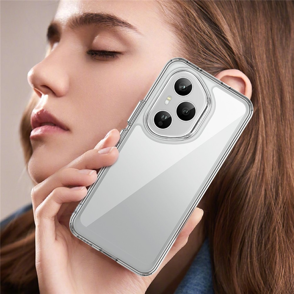 Gél tok fix hátlappal a Honor 400 Pro-hoz - átlátszó