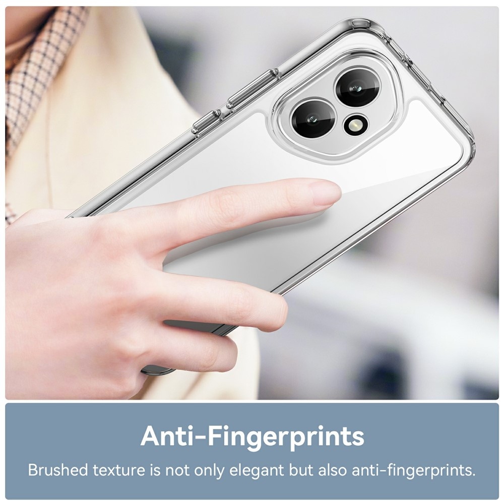 Gél tok fix hátlappal Honor 400-hoz - átlátszó