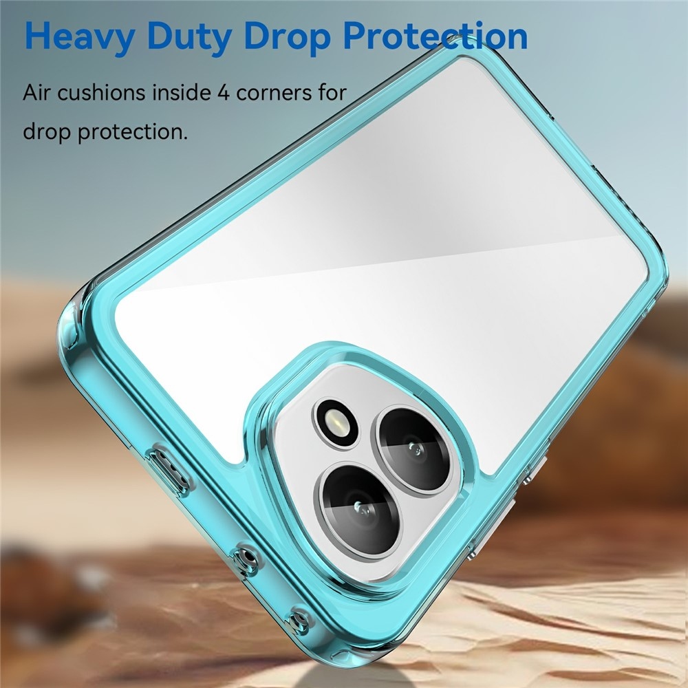 Gél tok fix hátlappal Honor 400-hoz - világoskék