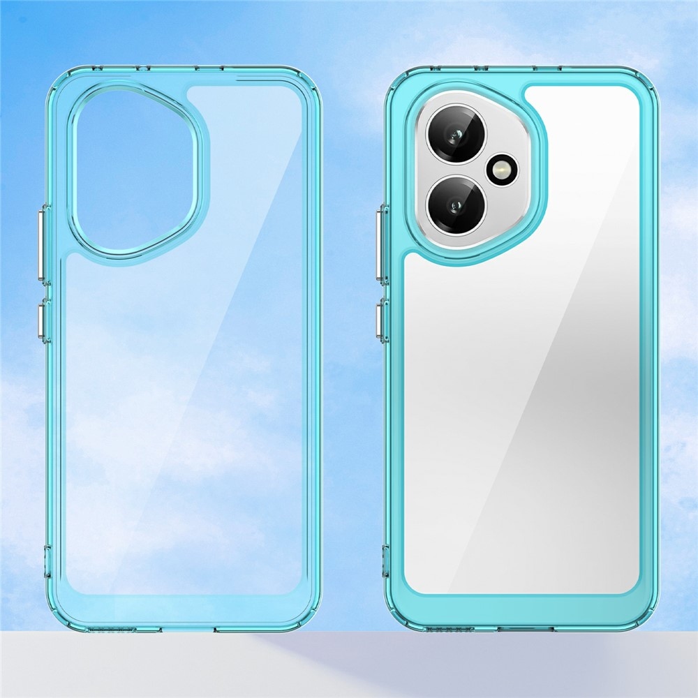 Gél tok fix hátlappal Honor 400-hoz - világoskék