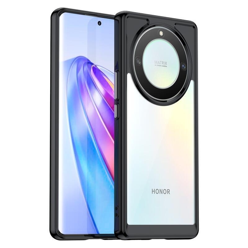 Gél tok fix hátlappal a Honor Magic 5 Lite 5G készülékhez - fekete