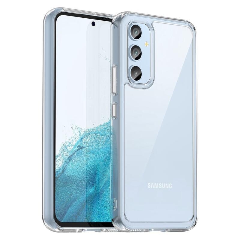 Gél tok kemény hátlappal Samsung Galaxy A54 5G - átlátszó