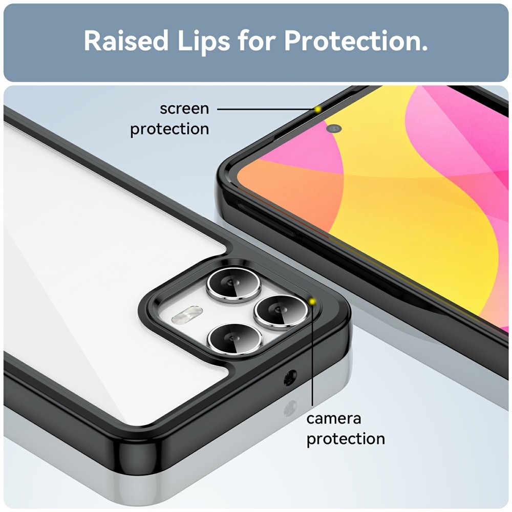 Gél tok fix hátlappal T-Mobile T Phone 3 Pro készülékhez - fekete