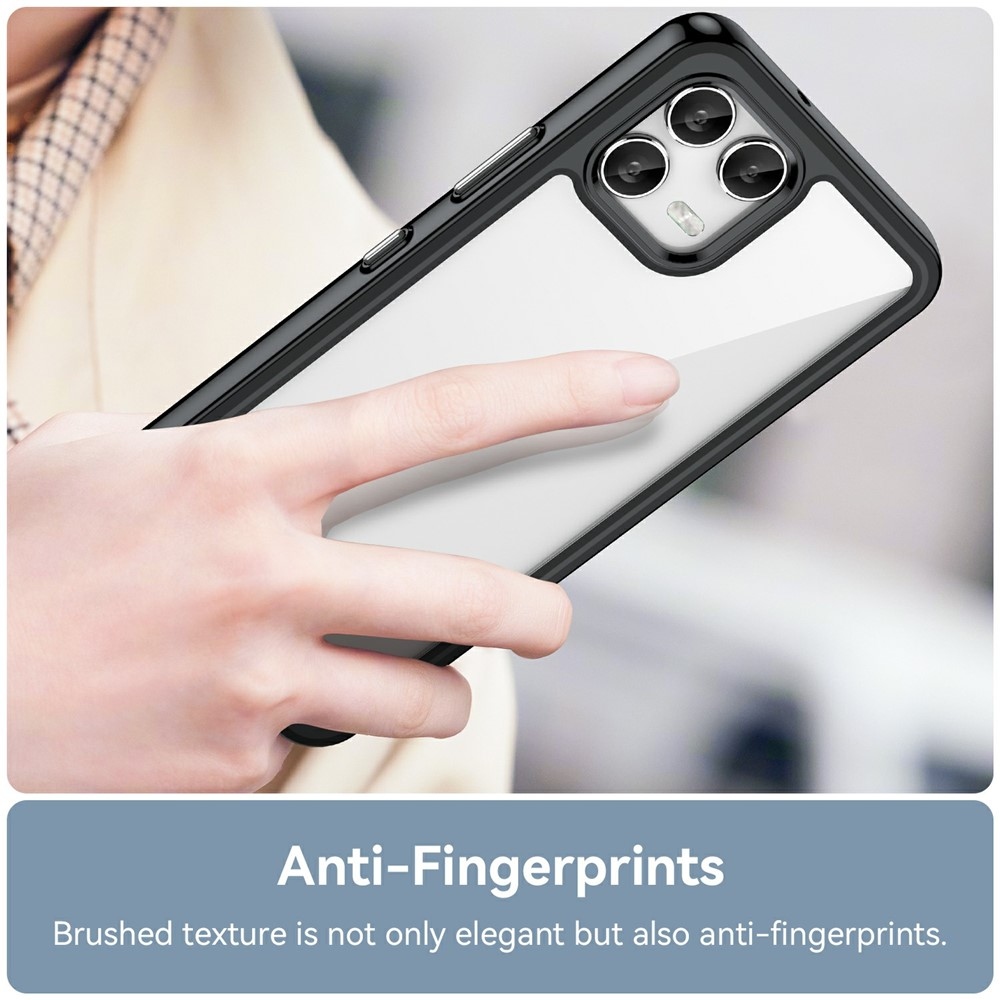 Gél tok fix hátlappal T-Mobile T Phone 3 Pro készülékhez - fekete