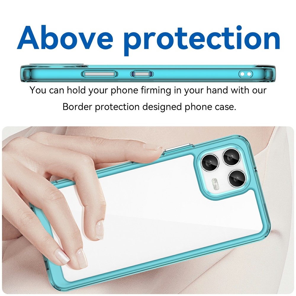 Gél tok fix hátlappal T-Mobile T Phone 3 Pro készülékhez - világoskék színben