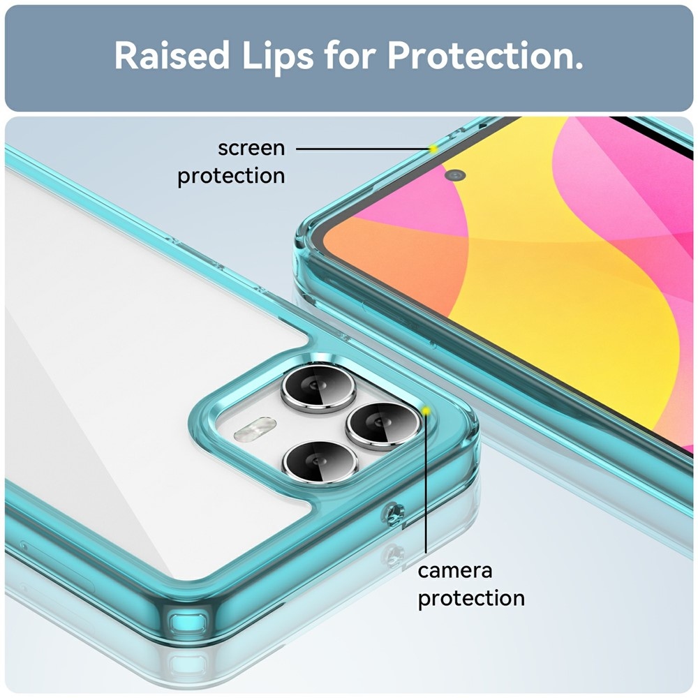 Gél tok fix hátlappal T-Mobile T Phone 3 Pro készülékhez - világoskék színben