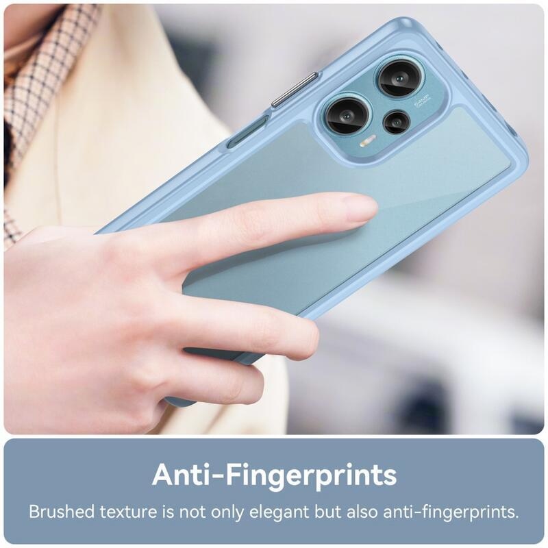 Gél tok fix hátlappal Xiaomi Poco F5 készülékhez - kék