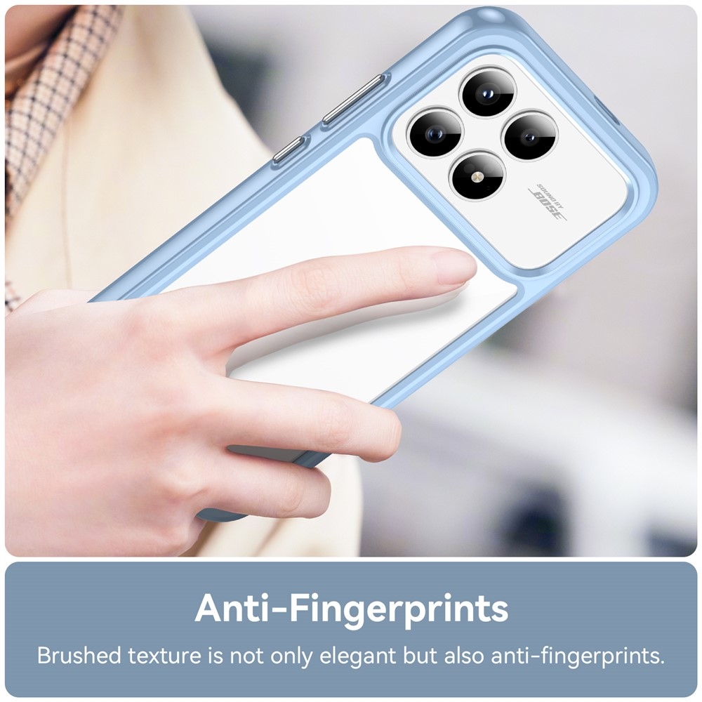 Gél tok rögzített hátlappal Xiaomi Poco F8 Pro 5G-hez - kék