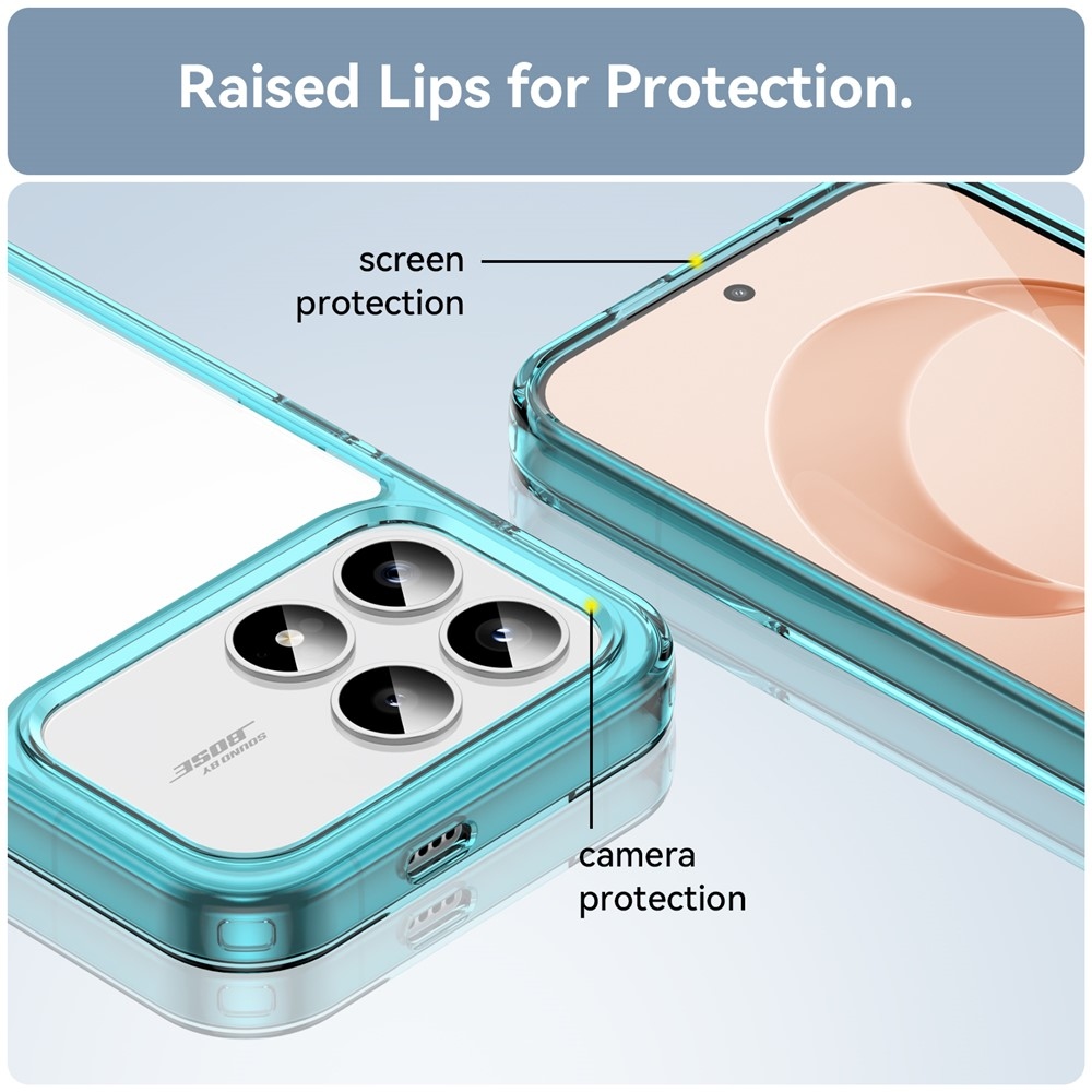 Gél tok rögzített hátlappal Xiaomi Poco F8 Pro 5G - világoskék