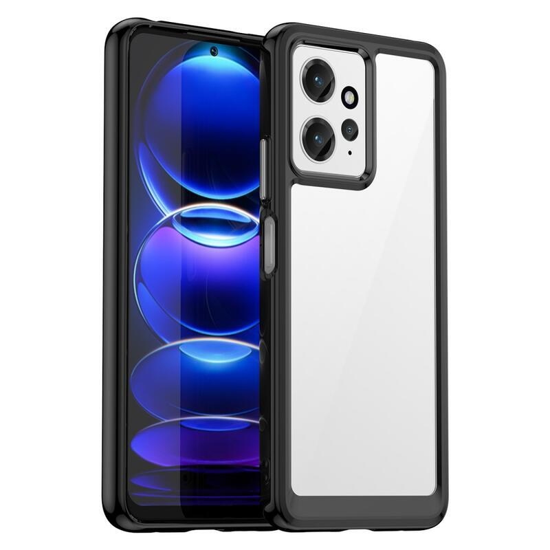 Gél tok rögzített hátlappal a Xiaomi Redmi Note 12 4G készülékhez - fekete