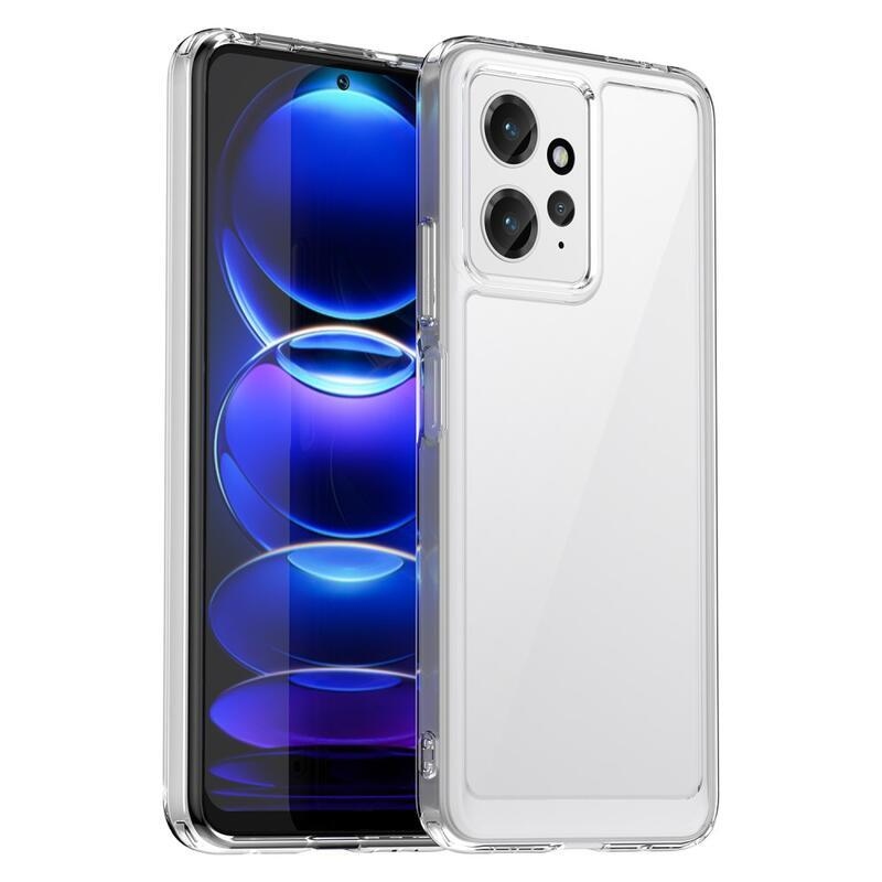 Gél tok kemény hátlappal Xiaomi Redmi Note 12 4G - átlátszó