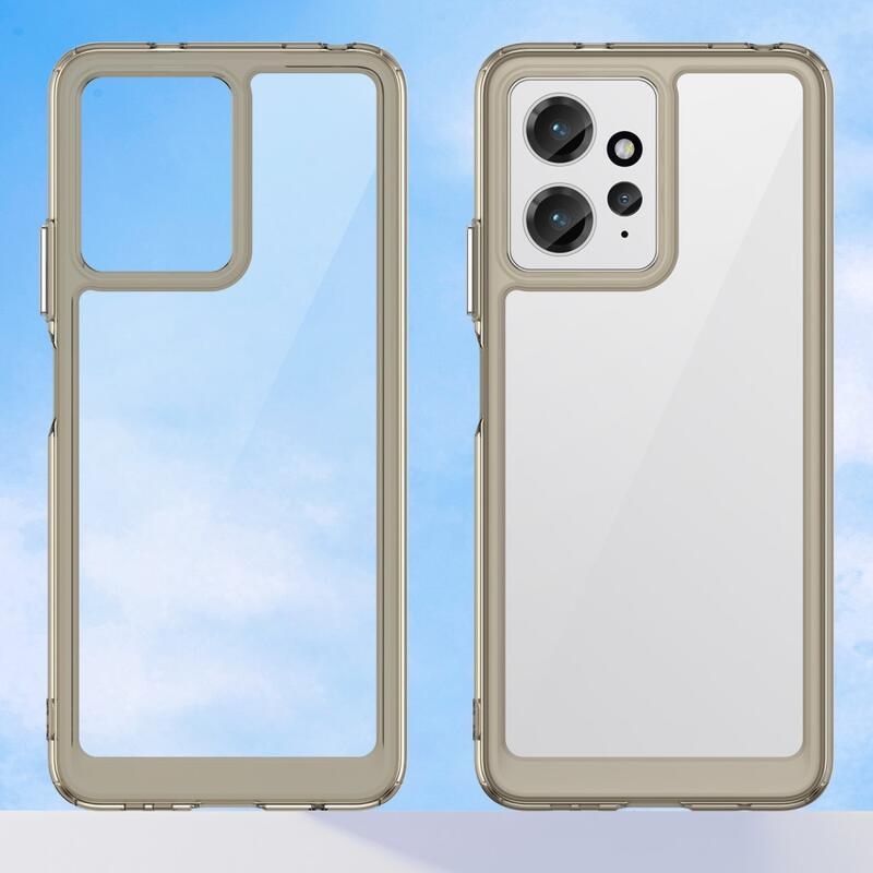 Gél tok rögzített hátlappal a Xiaomi Redmi Note 12 4G készülékhez - szürke