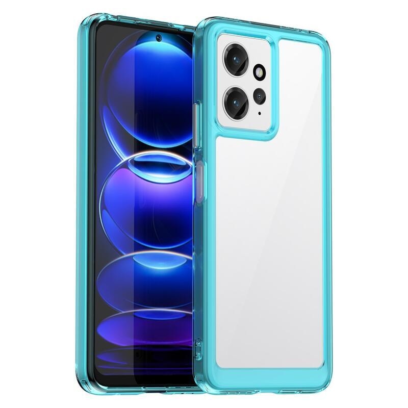 Gél tok fix hátlappal Xiaomi Redmi Note 12 4G - világoskék színben