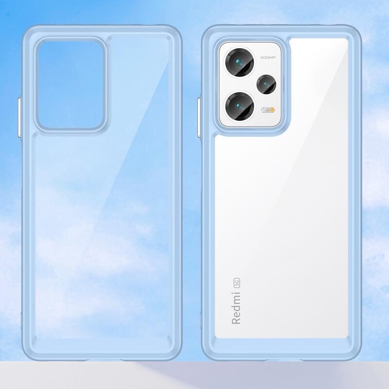 Gél tok kemény hátlappal Xiaomi Redmi Note 12 Pro+ 5G - kék
