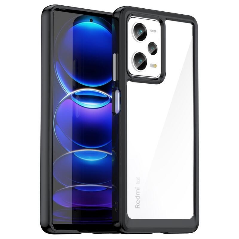 Gél tok rögzített hátlappal Xiaomi Redmi Note 12 Pro 5G/Poco X5 Pro 5G - fekete