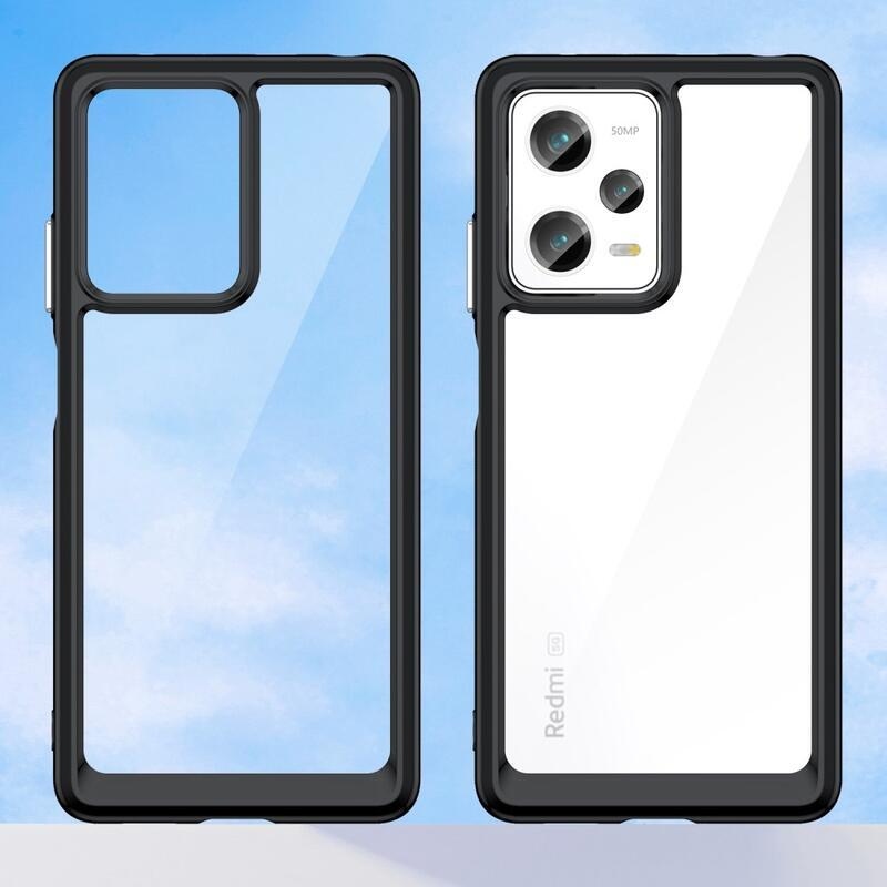 Gél tok rögzített hátlappal Xiaomi Redmi Note 12 Pro 5G/Poco X5 Pro 5G - fekete