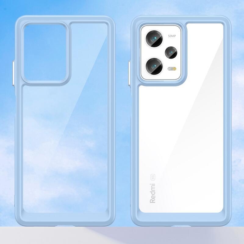 Gél tok kemény hátlappal Xiaomi Redmi Note 12 Pro 5G/Poco X5 Pro 5G - kék