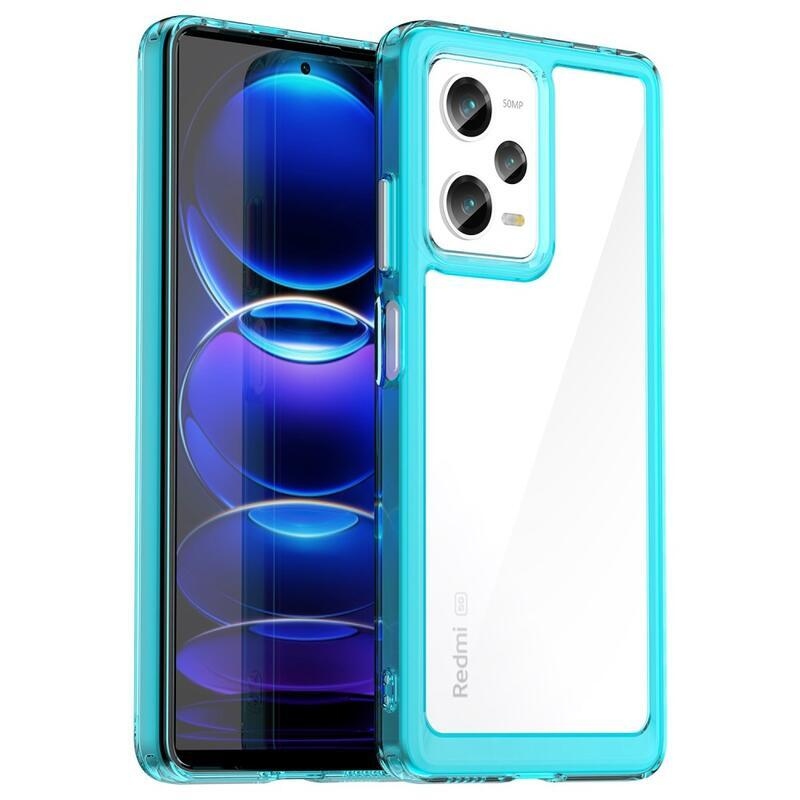 Gél tok fix hátlappal Xiaomi Redmi Note 12 Pro 5G/Poco X5 Pro 5G - világoskék
