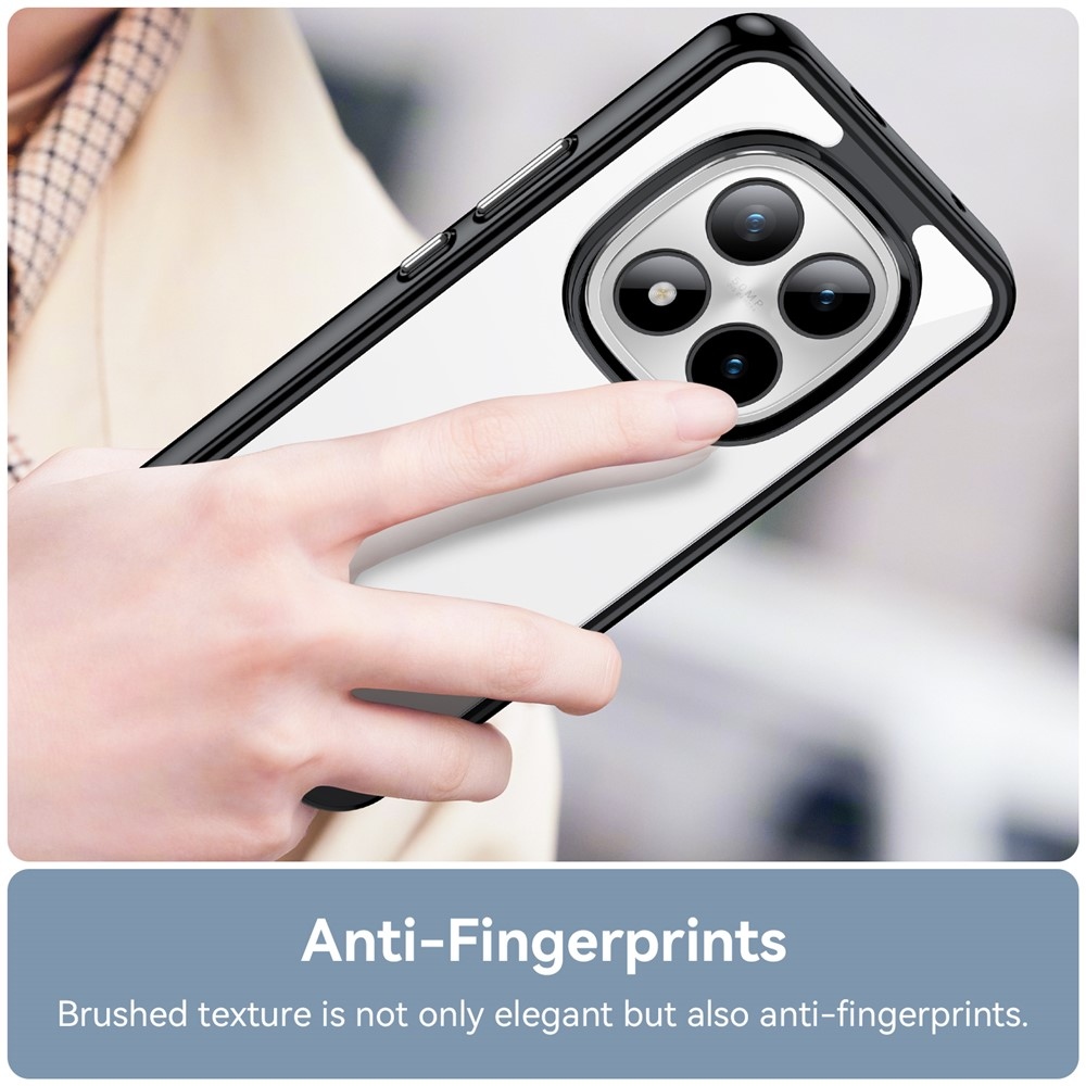 Gél tok rögzített hátlappal a Xiaomi Redmi Note 15 Pro+ 5G-re - fekete