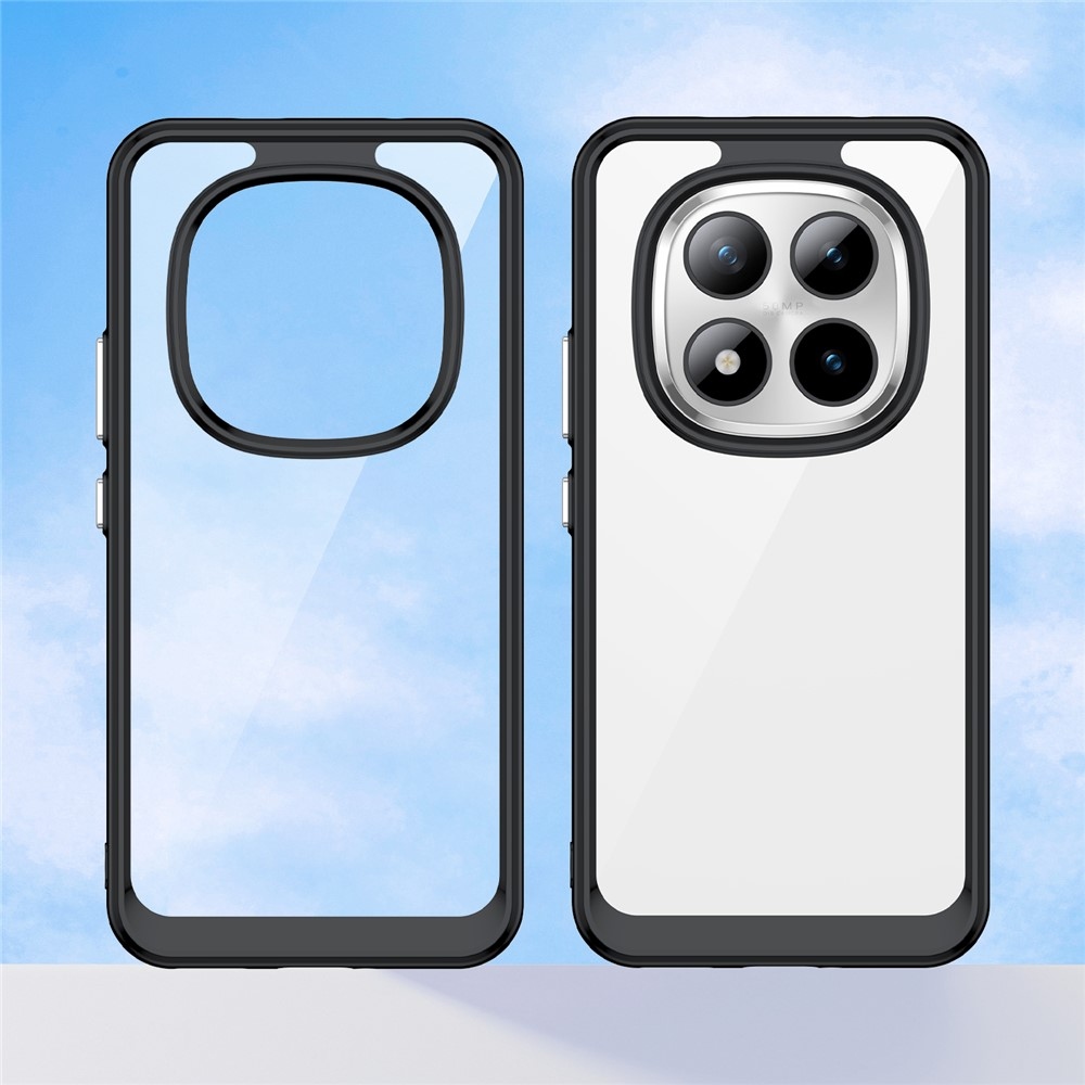 Gél tok rögzített hátlappal a Xiaomi Redmi Note 15 Pro+ 5G-re - fekete