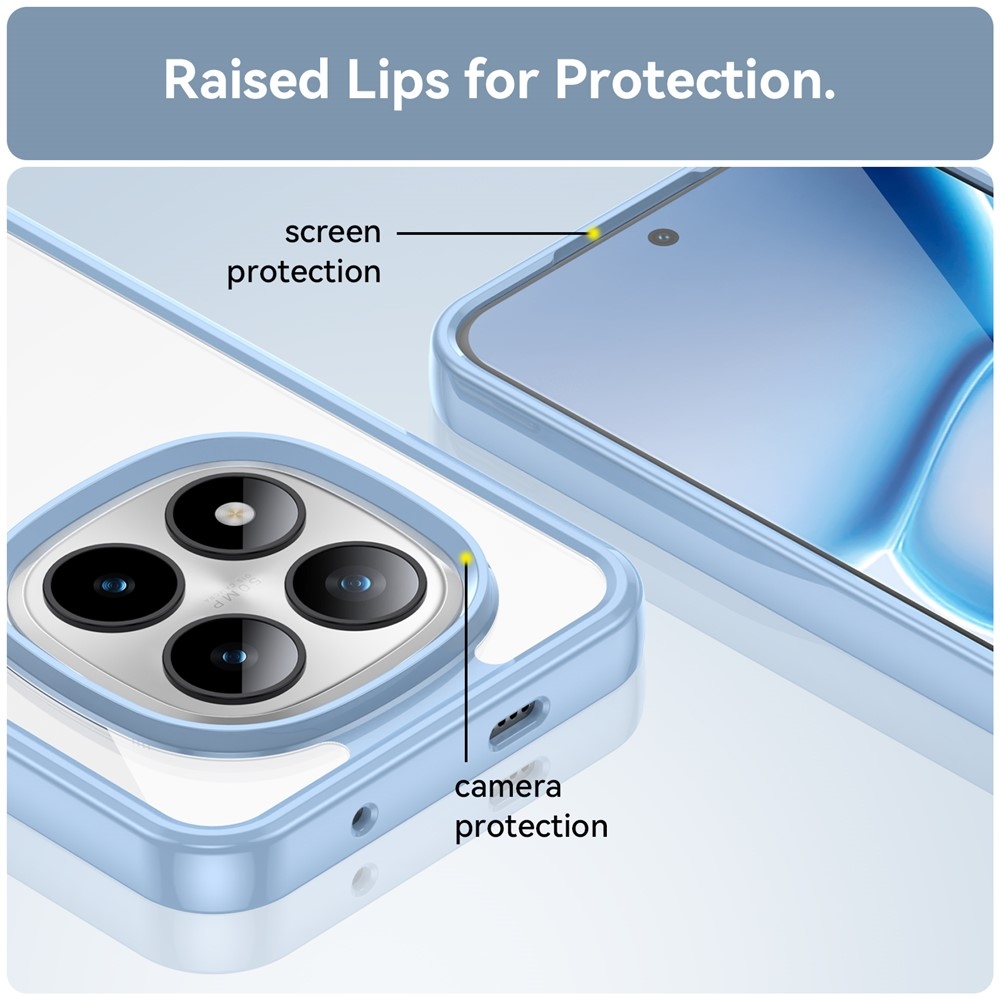 Gél tok kemény hátlappal Xiaomi Redmi Note 15 Pro+ 5G - kék