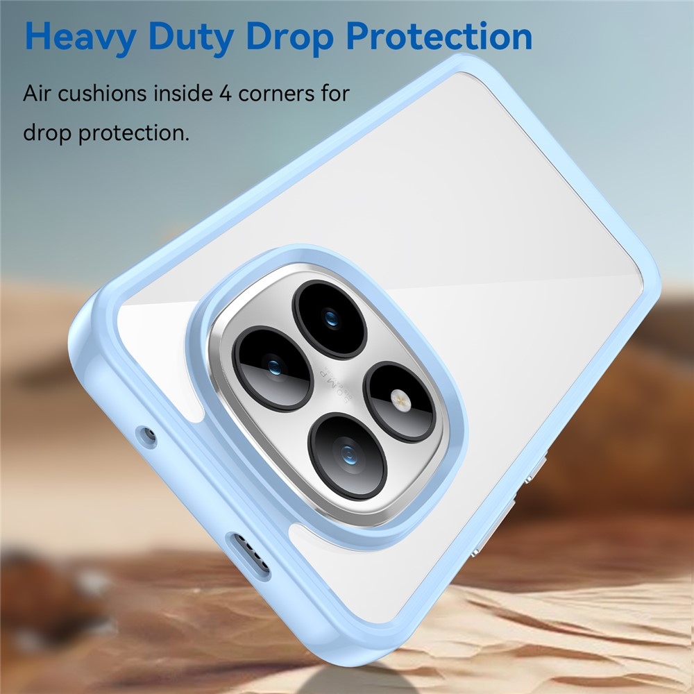 Gél tok kemény hátlappal Xiaomi Redmi Note 15 Pro+ 5G - kék