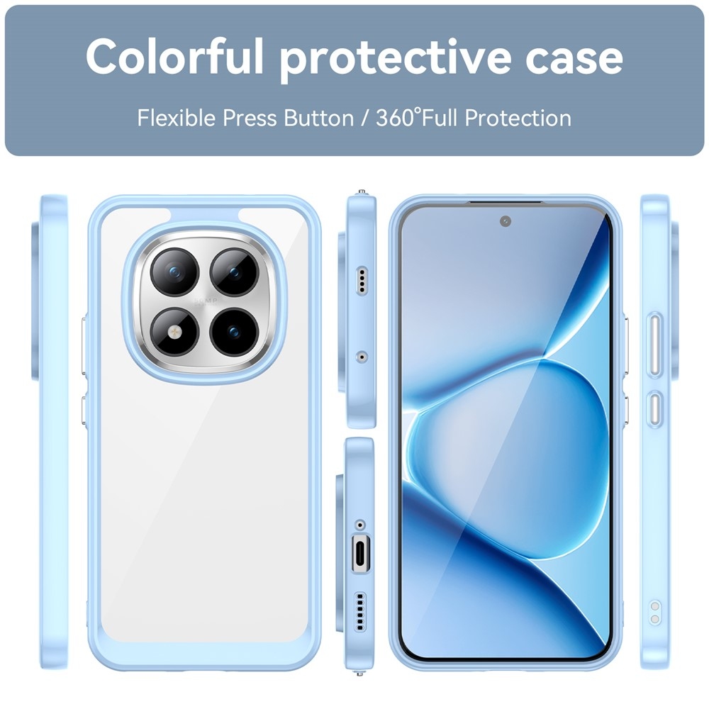 Gél tok kemény hátlappal Xiaomi Redmi Note 15 Pro+ 5G - kék